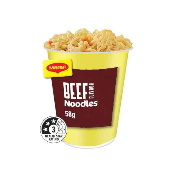 MAGGI INSTANT NOODLES CUP BEEF FLAVOUR 58 GRAM