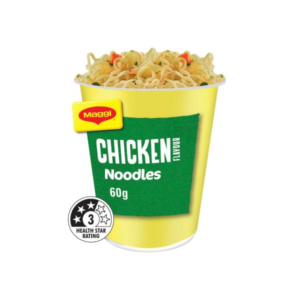 MAGGI INSTANT NOODLES CUP CHICKEN FLAVOUR 60 GRAM