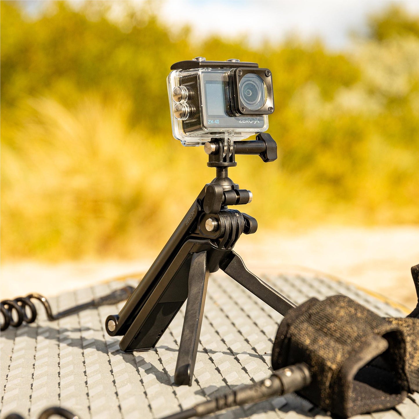 ZERO-X Trix Fold Action Camera 3-Way Foldable Extension Tripod