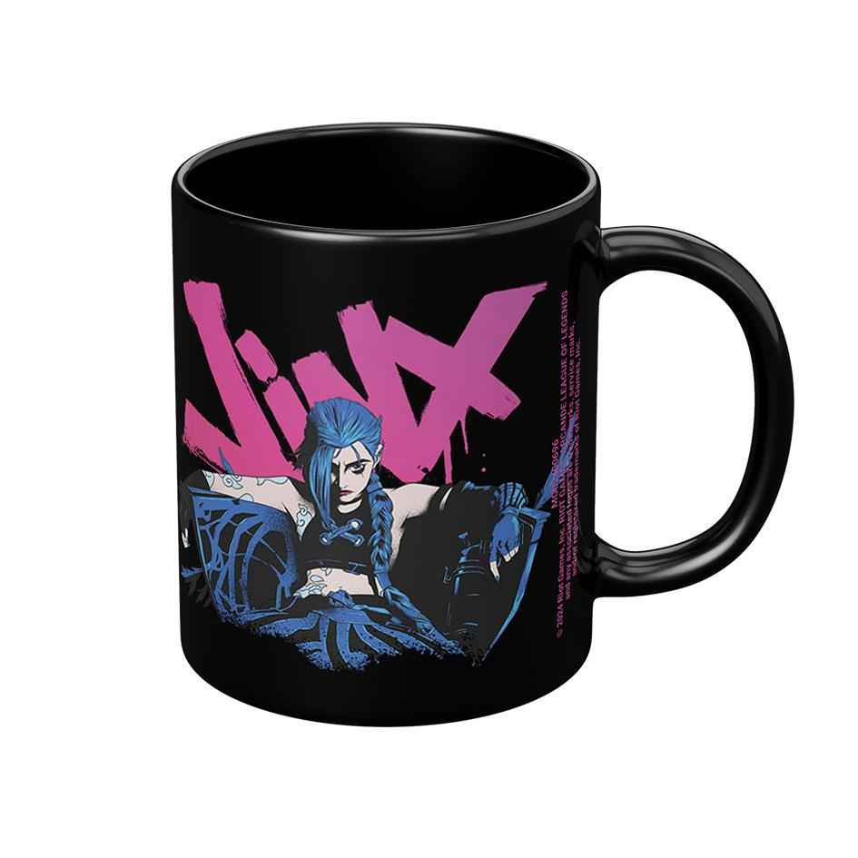 Arcane: League of Legends - Jinx Black Mug