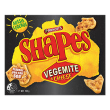 Arnotts Shapes Vegemite & Cheese Cracker Biscuits 165g
