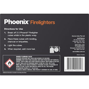 Phoenix Organic Firelighters 40 pack