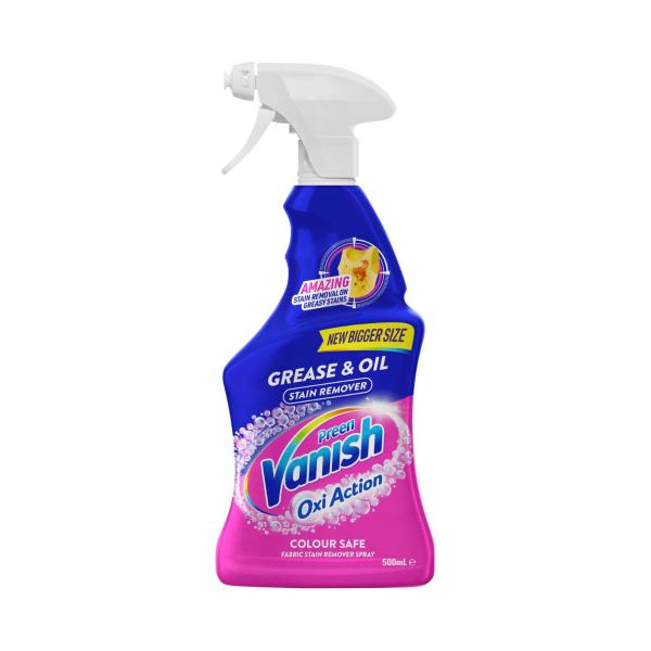 VANISH PREEN OXI ACTION GREASE & OIL STAIN REMOVER SPRAY 500ML