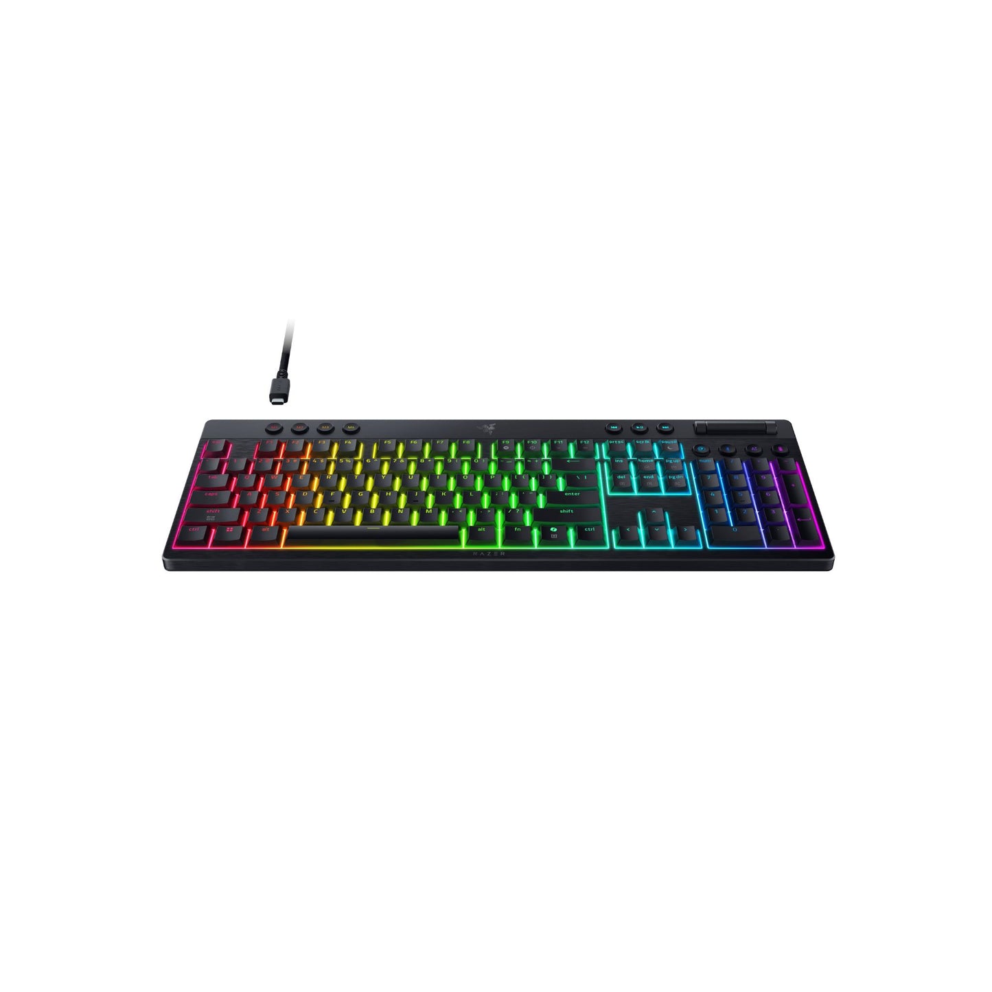 Razer BlackWidow V4 LP HyperSpeed Wireless Low-Profile Mechanical Gaming Keyboard (Yellow Linear Switch)