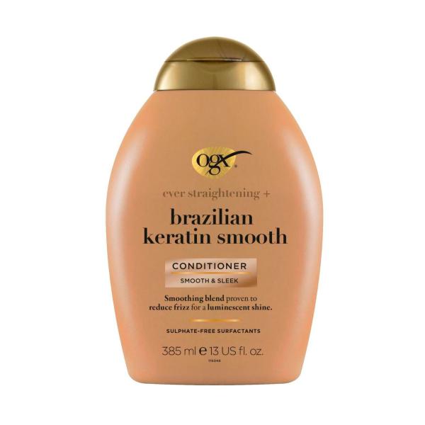 Ever Straightening + Smoothing & Shine Brazilian Keratin Therapy Conditioner For Dull Hair