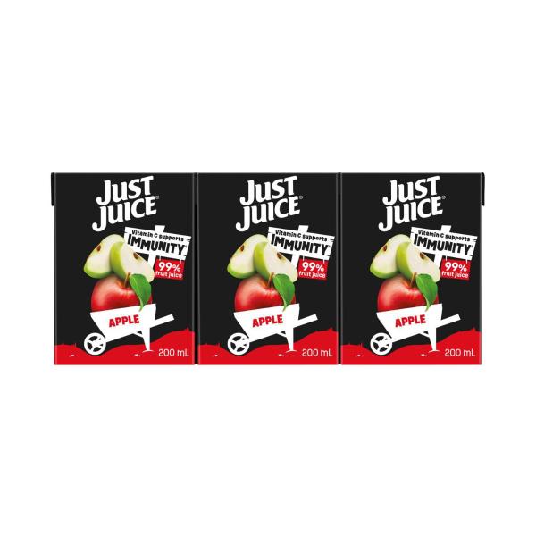 JUST JUICE 100% 6 PACK JUICE:APPLE:.:1.2 LITRE