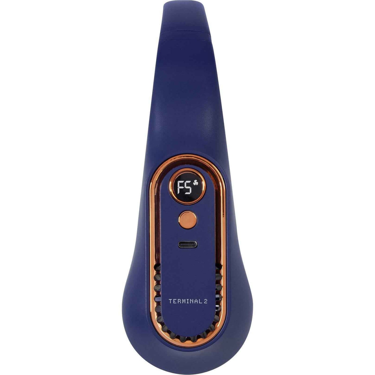 Terminal 2 Neck Fan with Digital Display (Blue)