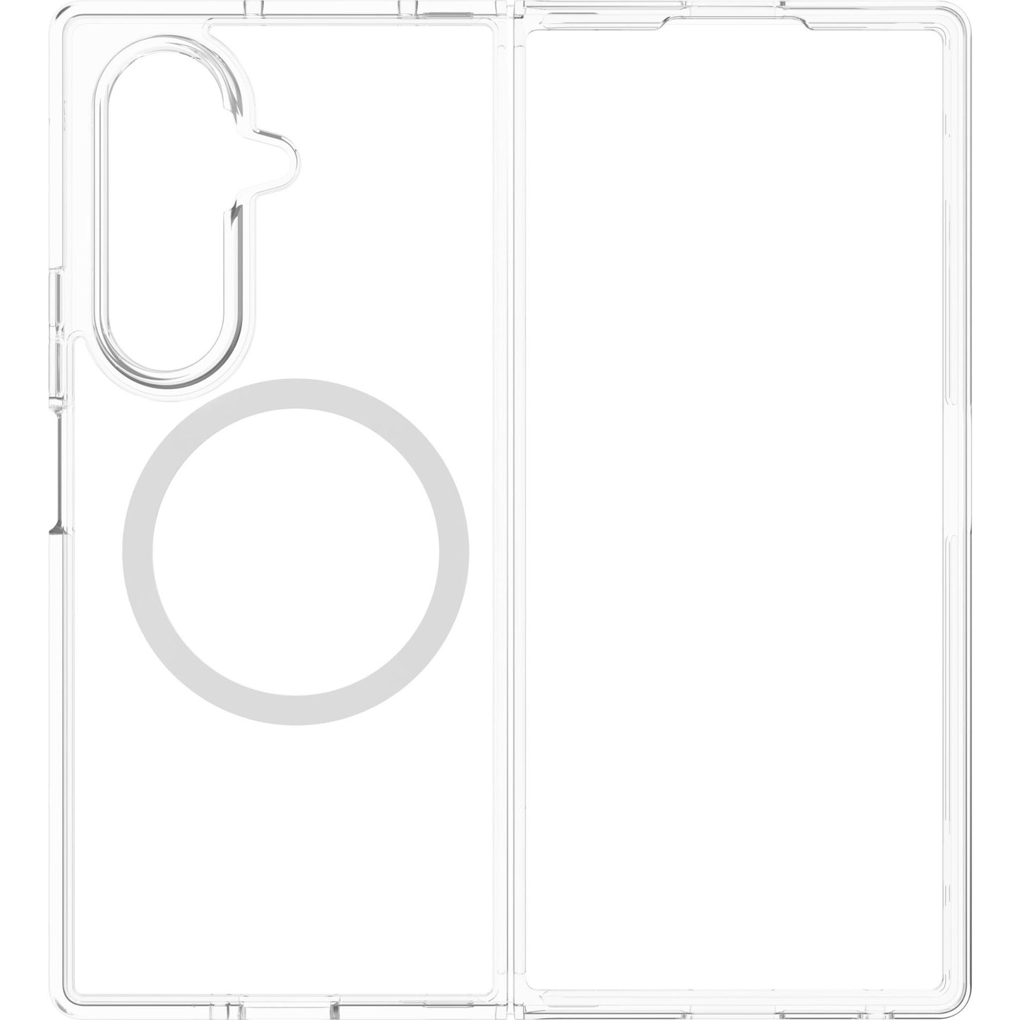 ZAGG Bridgetown Snap Magnetic Case for Galaxy Z Fold7 (Clear)