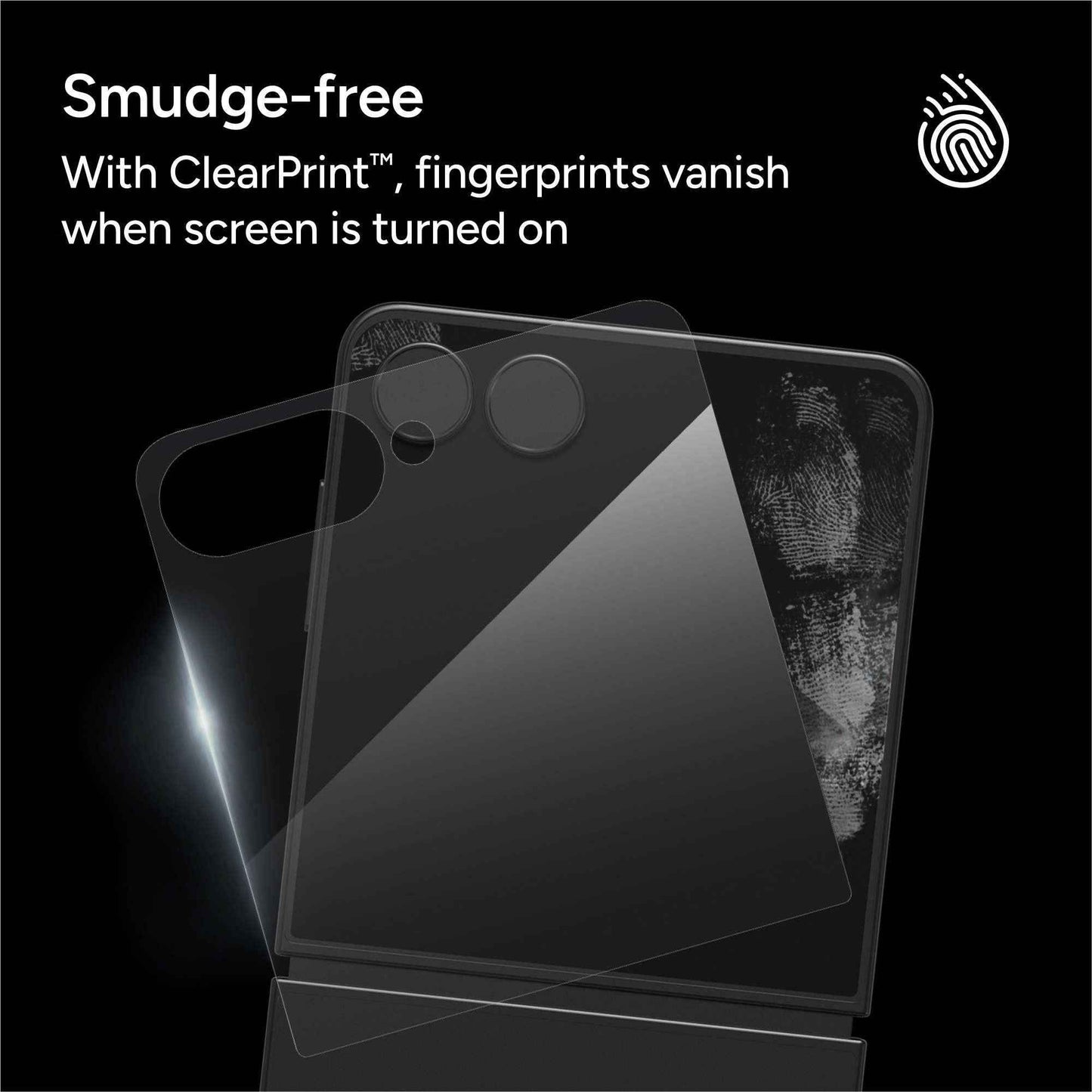 ZAGG InvisibleShield Glass Cover Elite Screen Protector for Galaxy Z Flip7