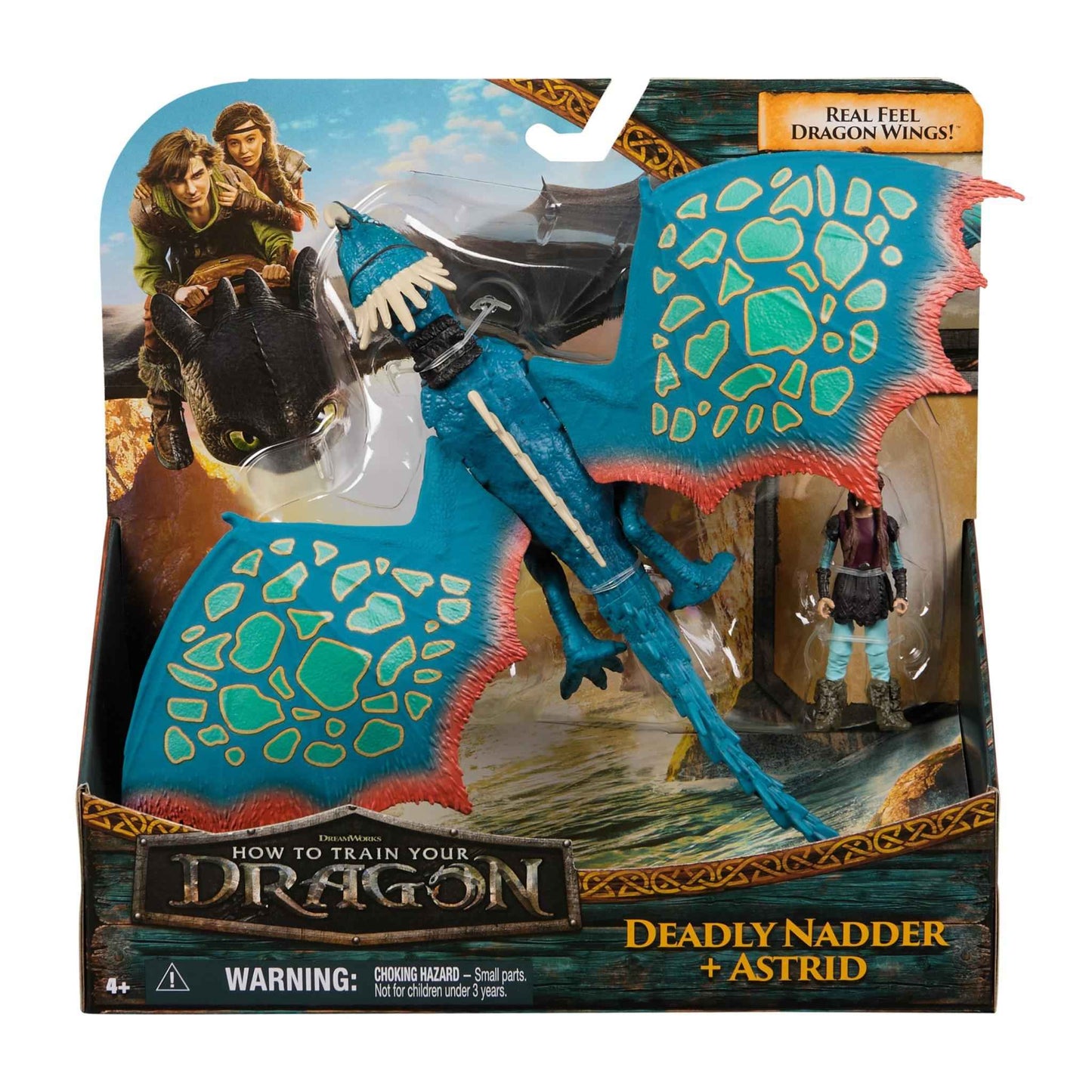 How to Train Your Dragon - Deadly Nadder & Astrid Figure