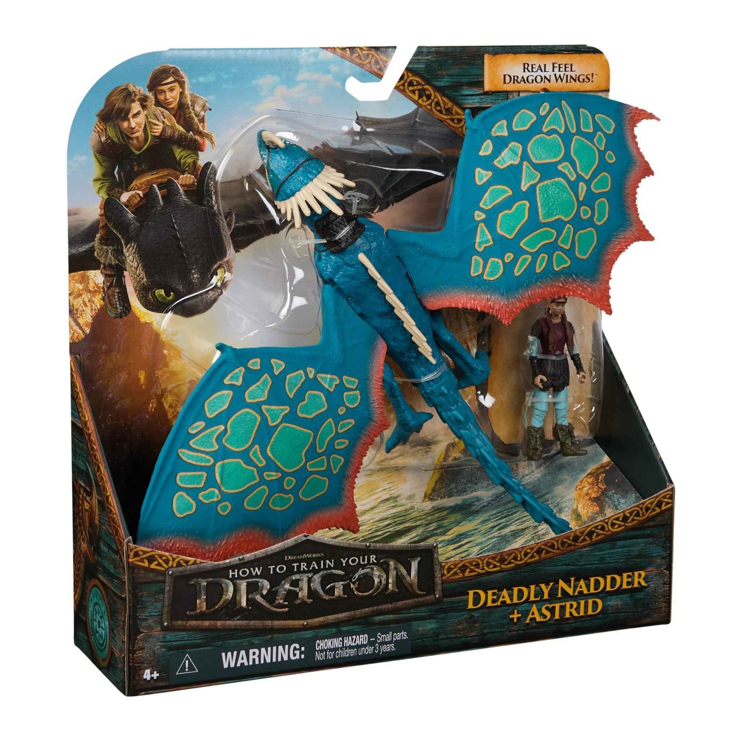 How to Train Your Dragon - Deadly Nadder & Astrid Figure