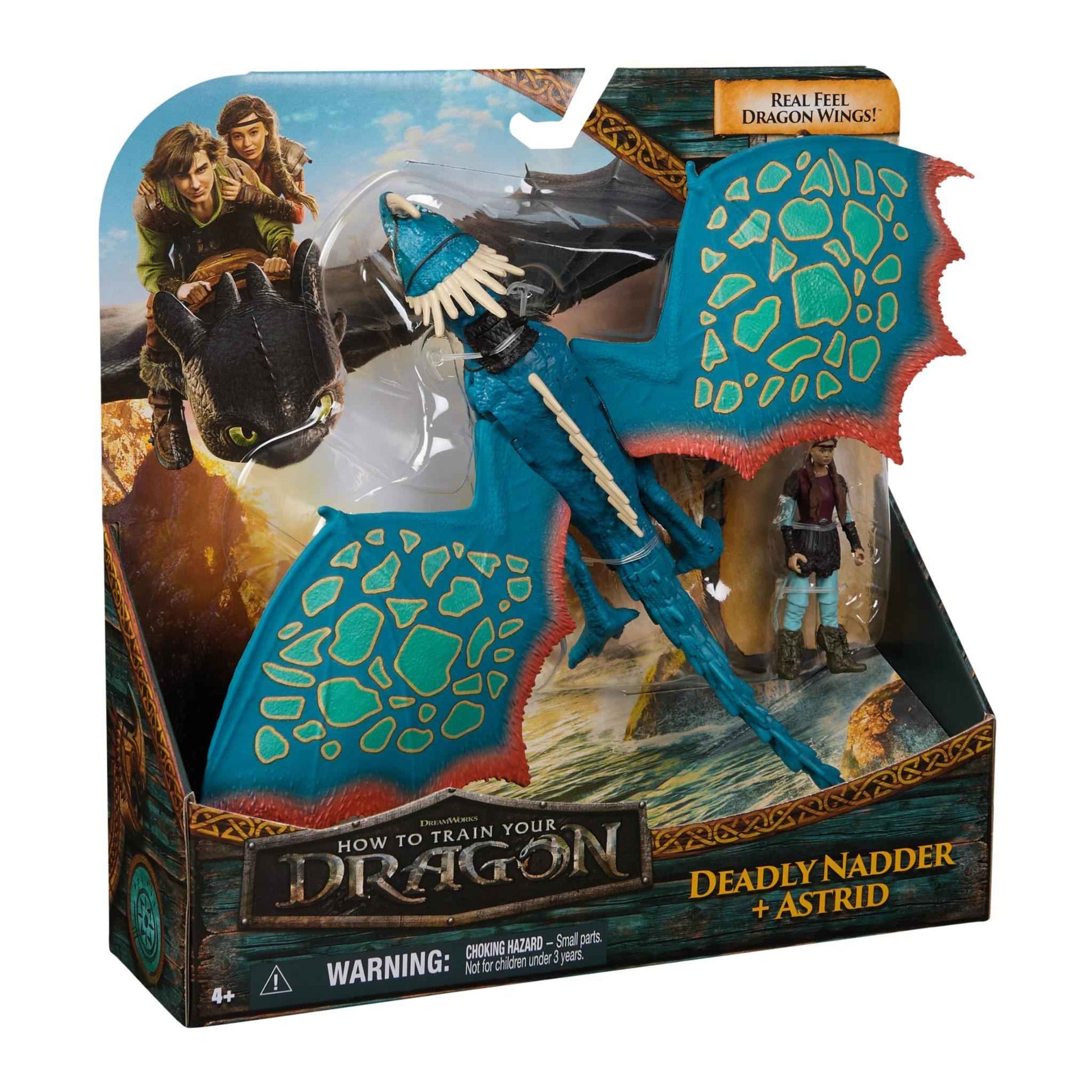 How to Train Your Dragon - Deadly Nadder & Astrid Figure