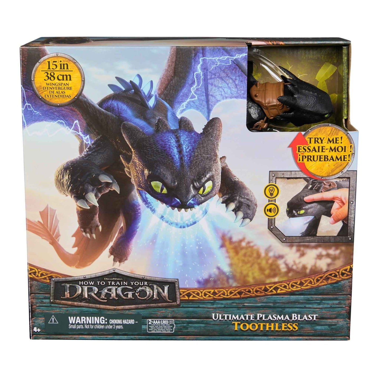 How to Train Your Dragon - Ultimate Plasma Blast Toothless Figure