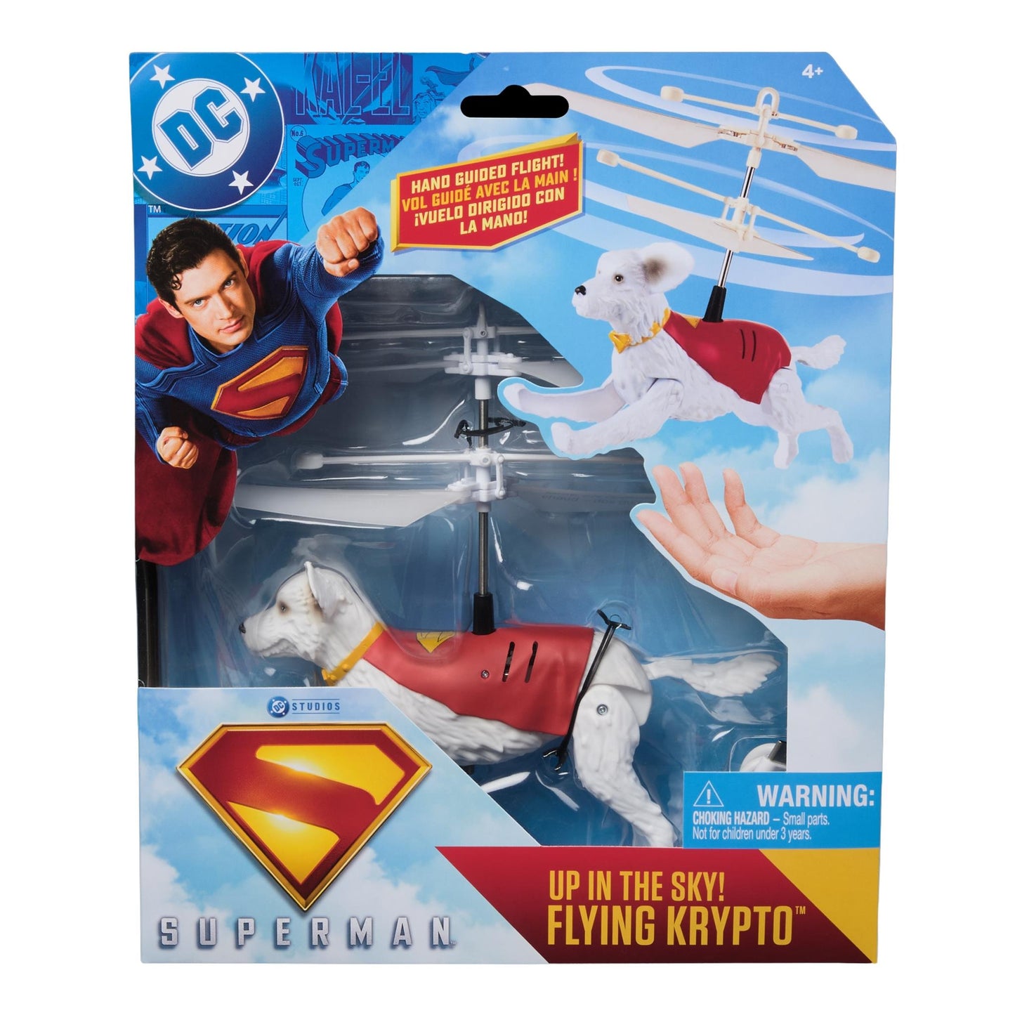 Superman - Up in the Sky! Handheld Flying Krypto Figure