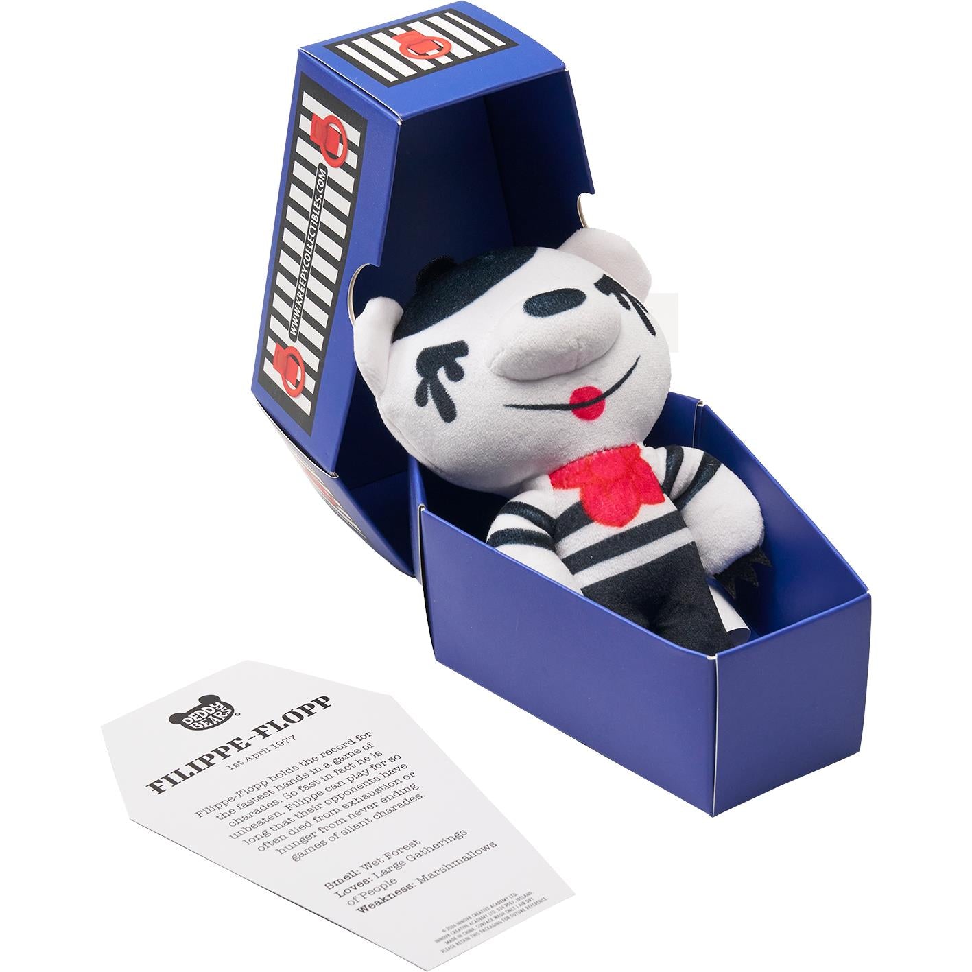 Filippe-Floppe Deddy Bear Plush In Coffin