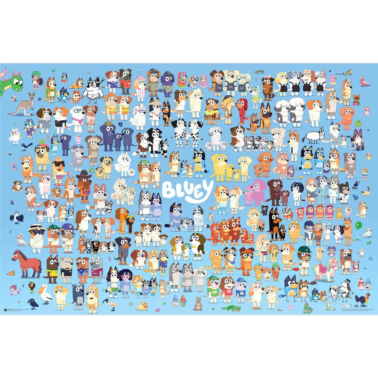 Bluey - Characters Poster