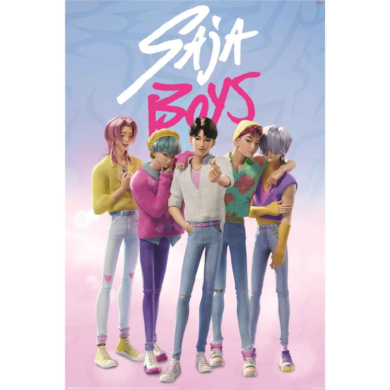 KPOP Demon Hunters - Saja Boys Poster