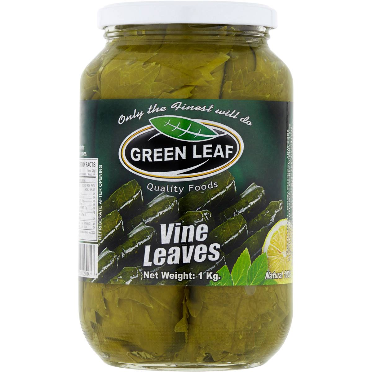 Green Leaf Pickled Vine Leaves 1kg