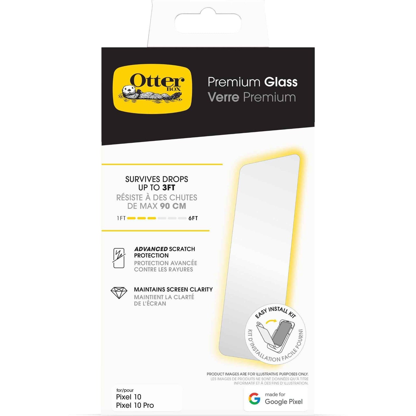 Otterbox Premium Glass Screen Protector for Pixel 10/10 Pro