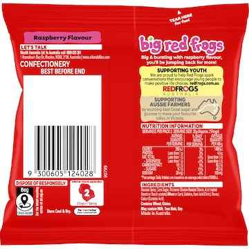 Allen's Big Red Frogs Lollies 64g