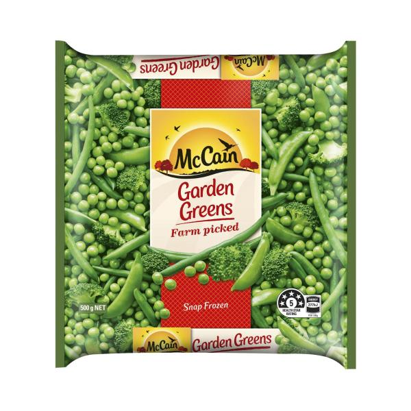 MCCAIN GARDEN GREENS 500G