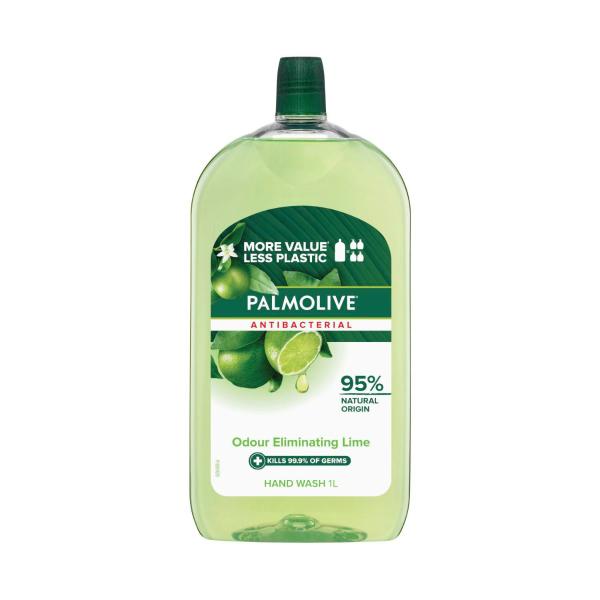 PALMOLIVE ANTIBACTERIAL HAND WASH ODOUR NEUTRALISING LIME REFILL 1L