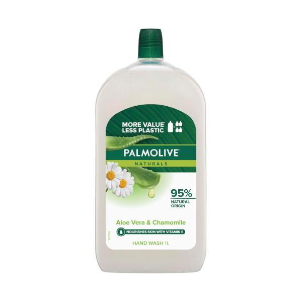 PALMOLIVE NATURALS HAND WASH ALOE VERA & CHAMOMILE REFILL 1L