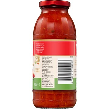 Mutti Sugo Semplice Pasta Sauce Basil 400g