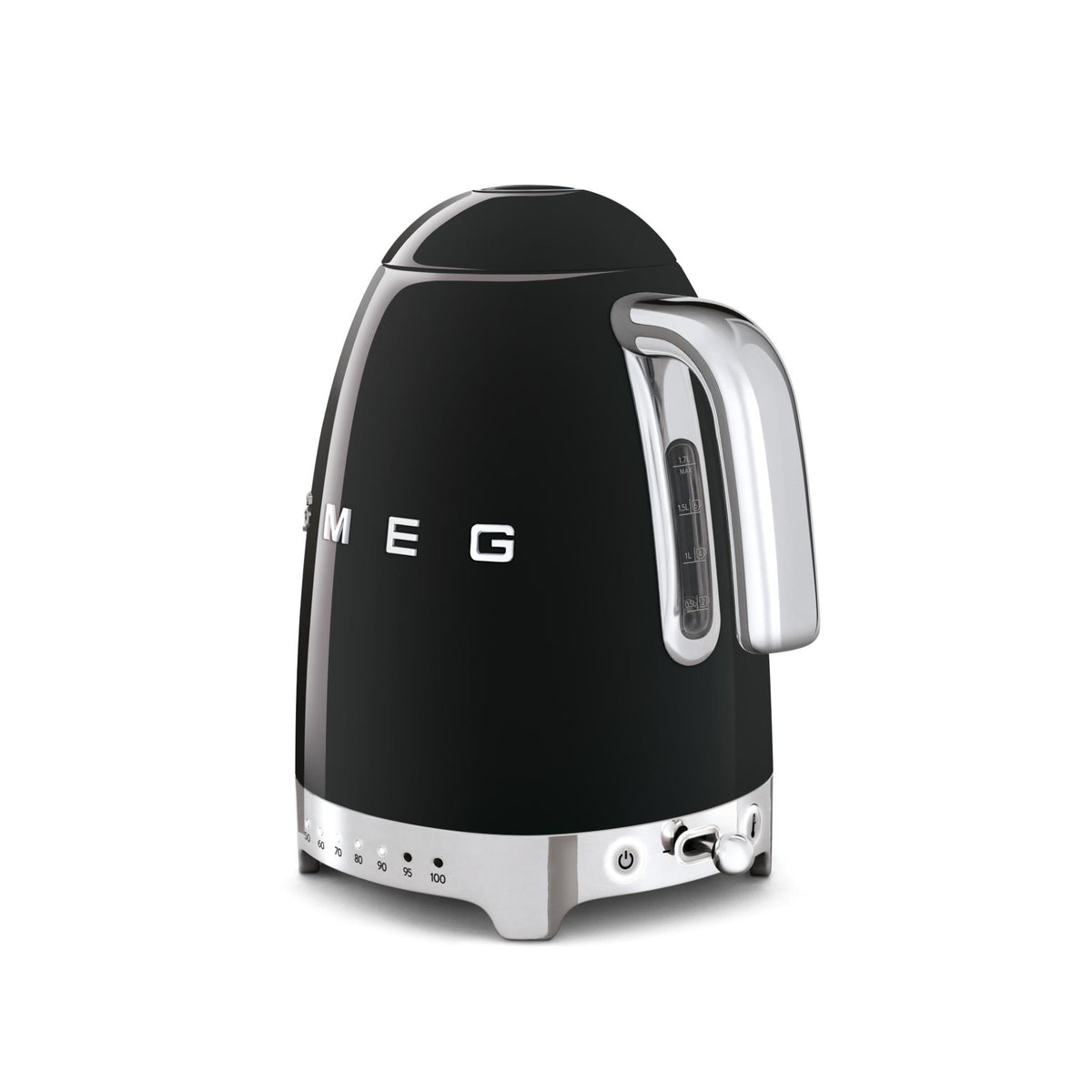 Smeg KLF04 50's Style 1.7L Variable Temperature Kettle (Black)