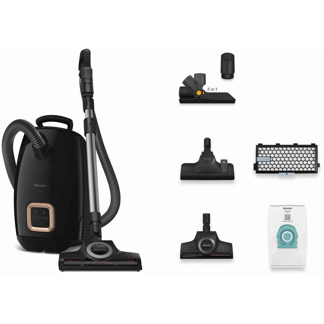 Miele Guard L1 Cat & Dog Bagged Vacuum Cleaner (Obsidian Black)