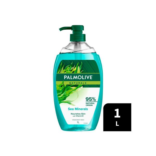PALMOLIVE NATURALS BODY WASH SEA MINERALS 1LITRE