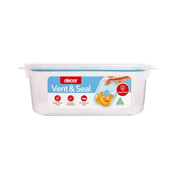 DECOR VENT & SEAL PLASTIC CONTAINER