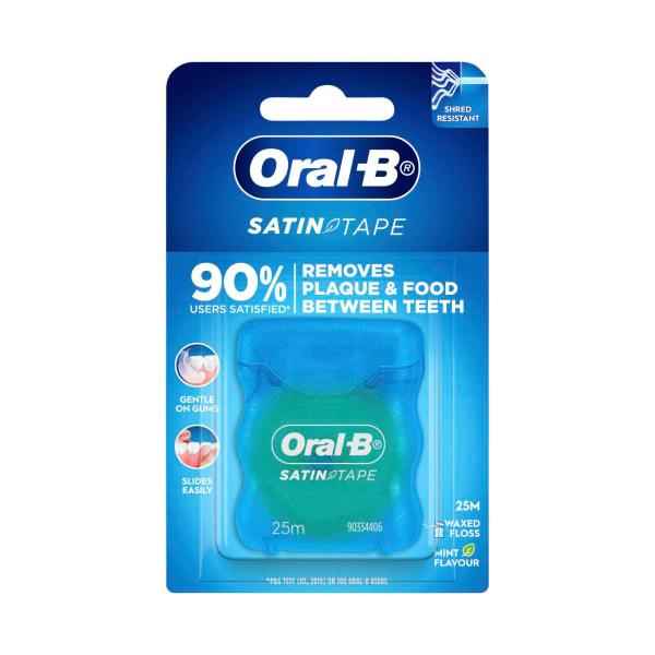 ORAL B SATIN DENTAL FLOSS MINT 25M