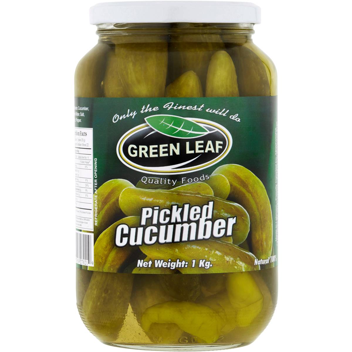 Green Leaf Pickled Cucumber 1kg