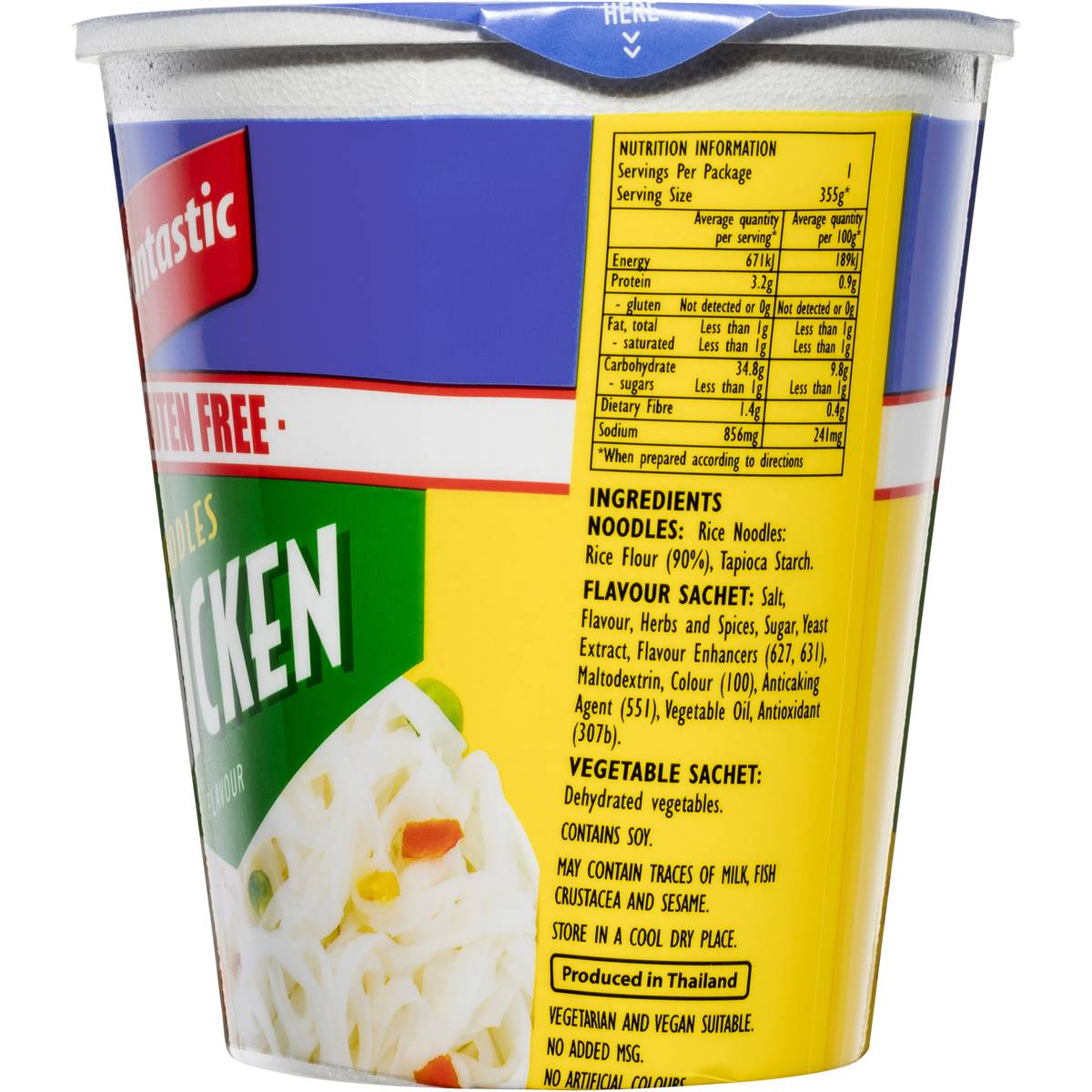 Fantastic Noodles Cup Gluten Free Chicken 45g