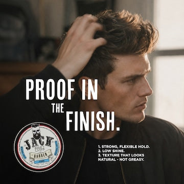 Jack The Barber Fibre Mens Hair Styler Strong Hold Matte Finish 95g