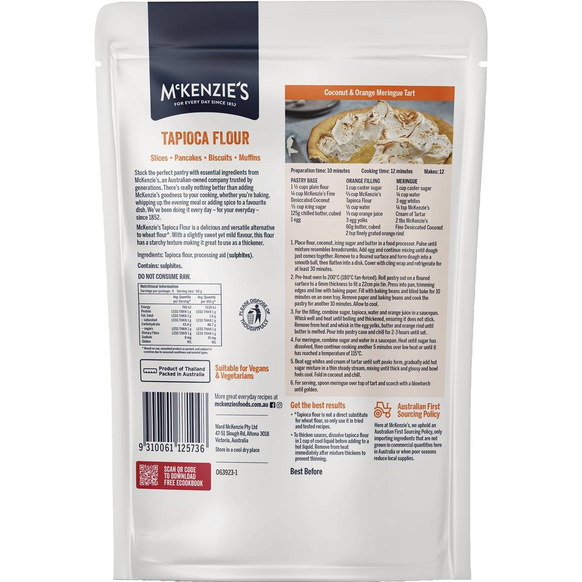 McKenzie's Tapioca Flour 300g