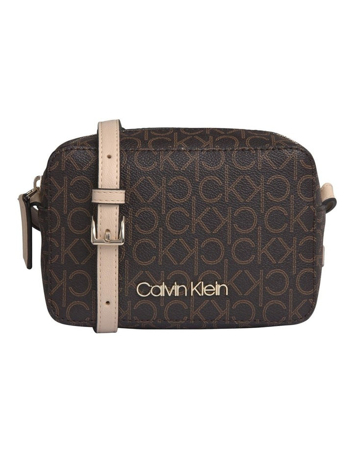 Camera Crossbody Bag in Brown