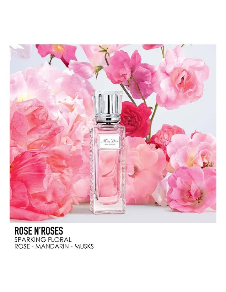 Miss Dior Rose N'Roses Eau de Toilette Roller-Pearl Roll-On Fragrance 20ml