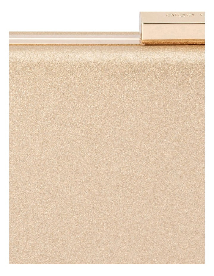 Precious Metallic Clutch in Champagne