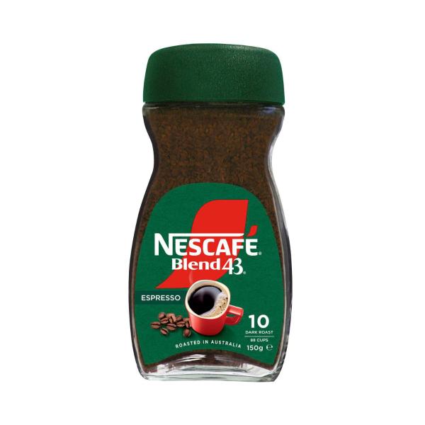 NESCAFE BLEND 43 ESPRESSO INSTANT COFFEE 150G