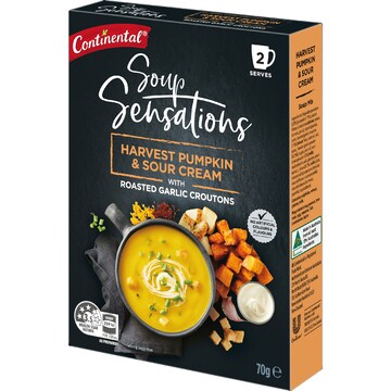 Continental Soup Sensations Harvest Pumpkin & Sour Cream 70g