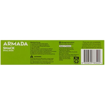 Armada Resealable Snack Bags 50 pack