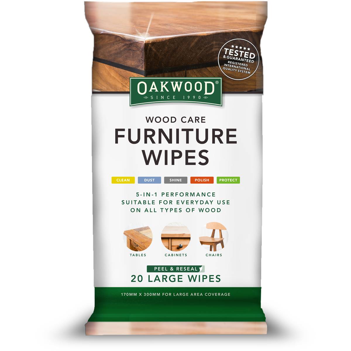 Oakwood Wood Wipes 20 Pack