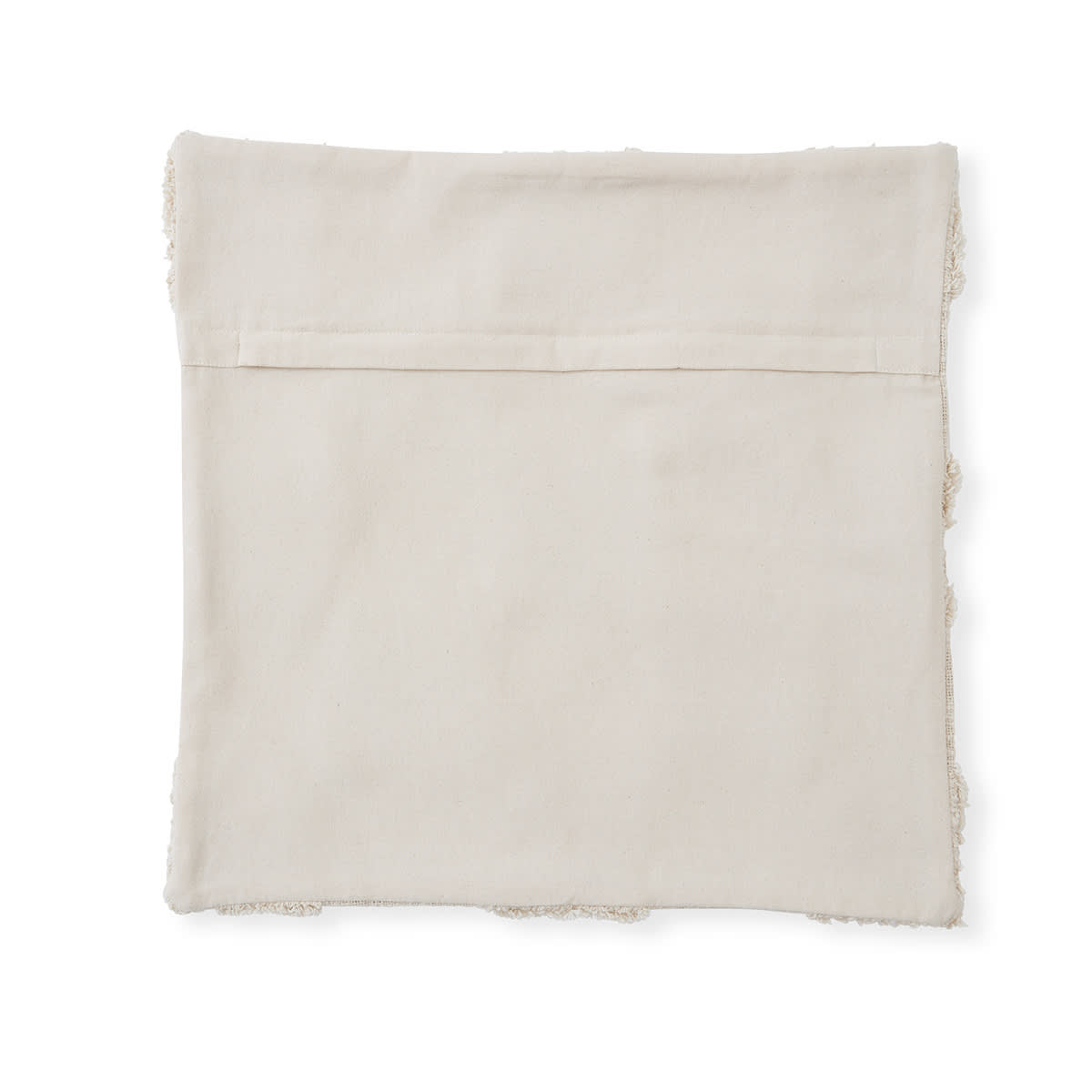 50cm Check Cotton Cushion Cover - Beige