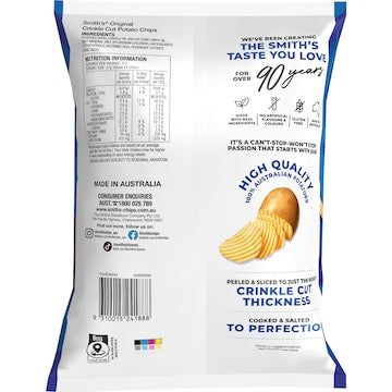 Smith's Crinkle Cut Potato Chips Original 170g