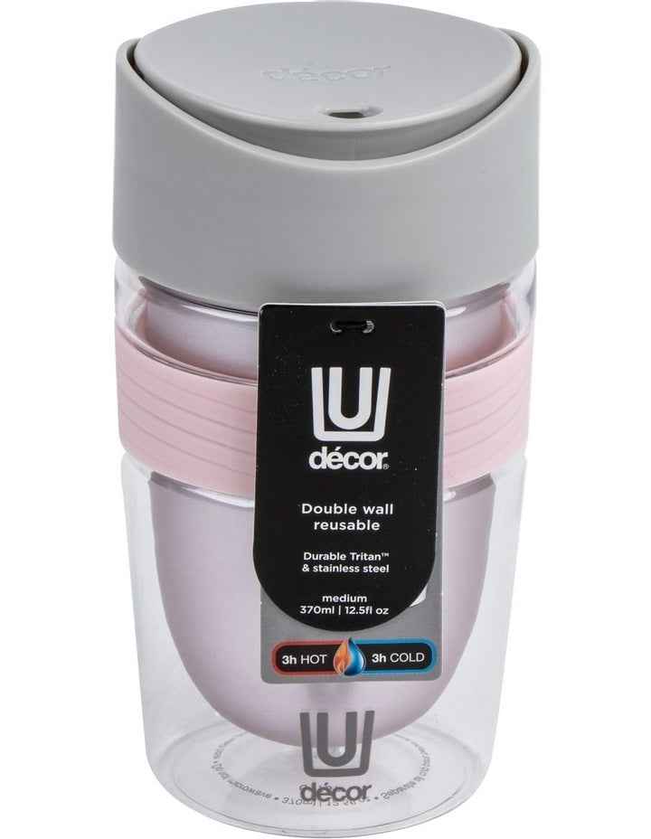 Double Wall Travel Cup 370ml in Tritan/Stainless Steel