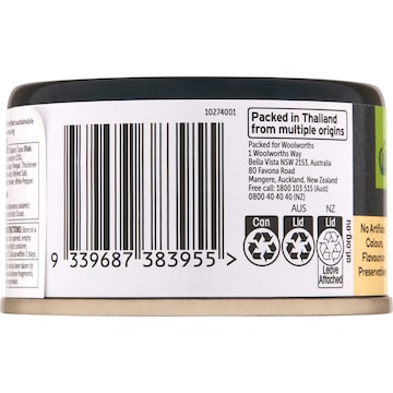 Woolworths Tuna Mayonnaise & Corn 95g
