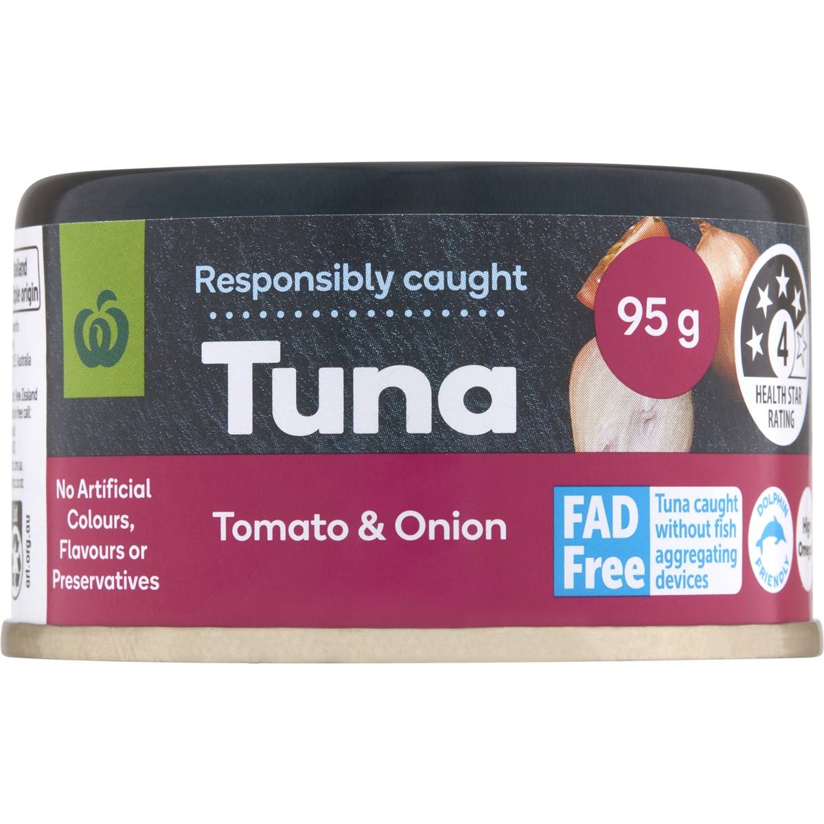 Woolworths Tuna Tomato And Onion 95g