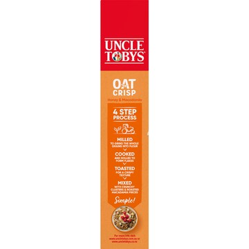 Uncle Tobys Oat Crisp Honey & Macadamia Breakfast Cereal 475g